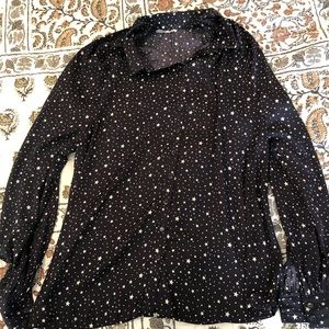 Urban Outfitters star button down top